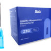 Agulha Hipodérmica Descartável 23g 25x0,60 - Cx C/ 100 Unidades Medix